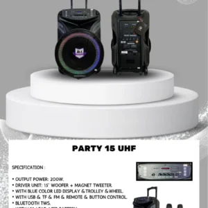 Portable Speaker Party 15 UHF