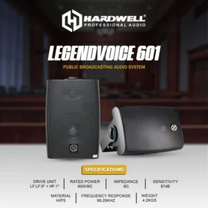 Passive Speaker Legend Voice 601 Hitam