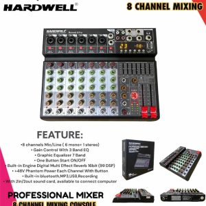 mixer reverb 8 pro