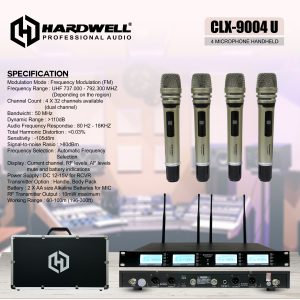 Wireless Mic CLX 9004U Handheld (Gold)
