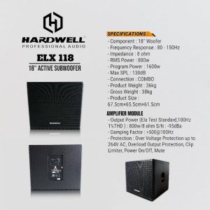 Subwoofer ELX 118