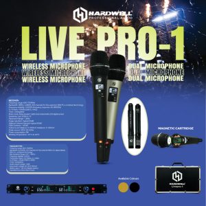 Wireless Dual Microphone Live Pro 1