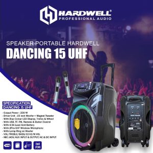 Speaker Portable Hardwell Dancing 15 UHF