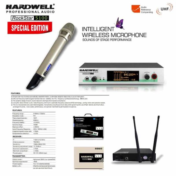 Wireless mic rockstar 5100 se