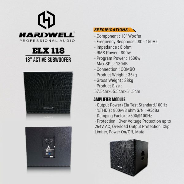 Subwoofer ELX 118